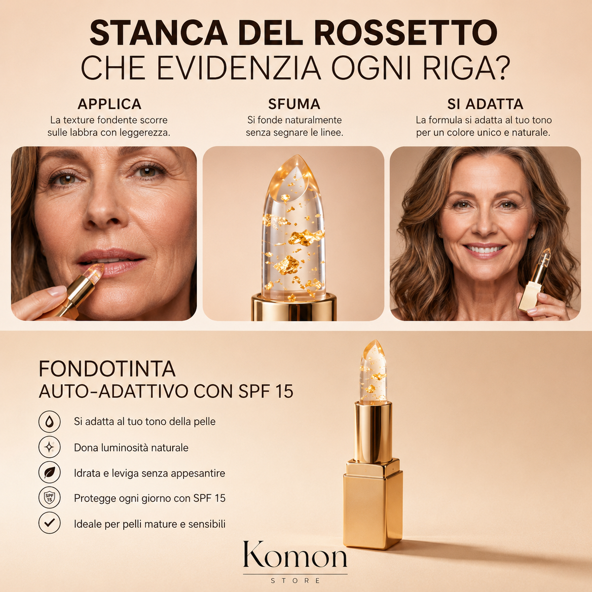 Komon™- Rossetto pH-adattivo